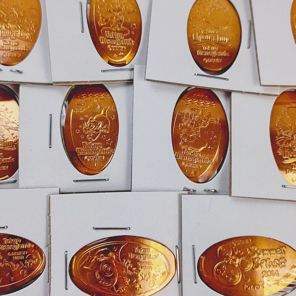 Tokyo Disneyland 2014 Pressed Coins - 16 Pressed Pennies - Picture 5 of 14
